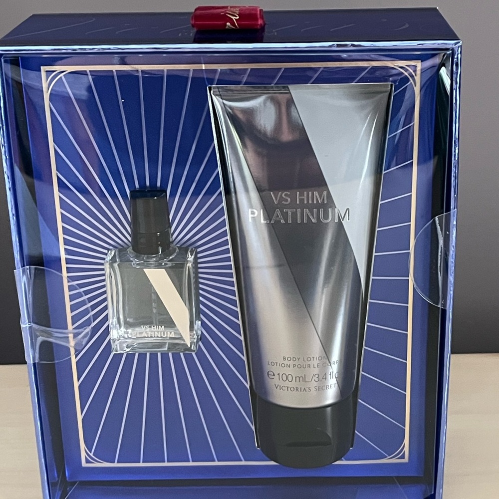 Victoria's Secret HIM Platinum Women's Fragrance Mist and Body Lotion Gift Set